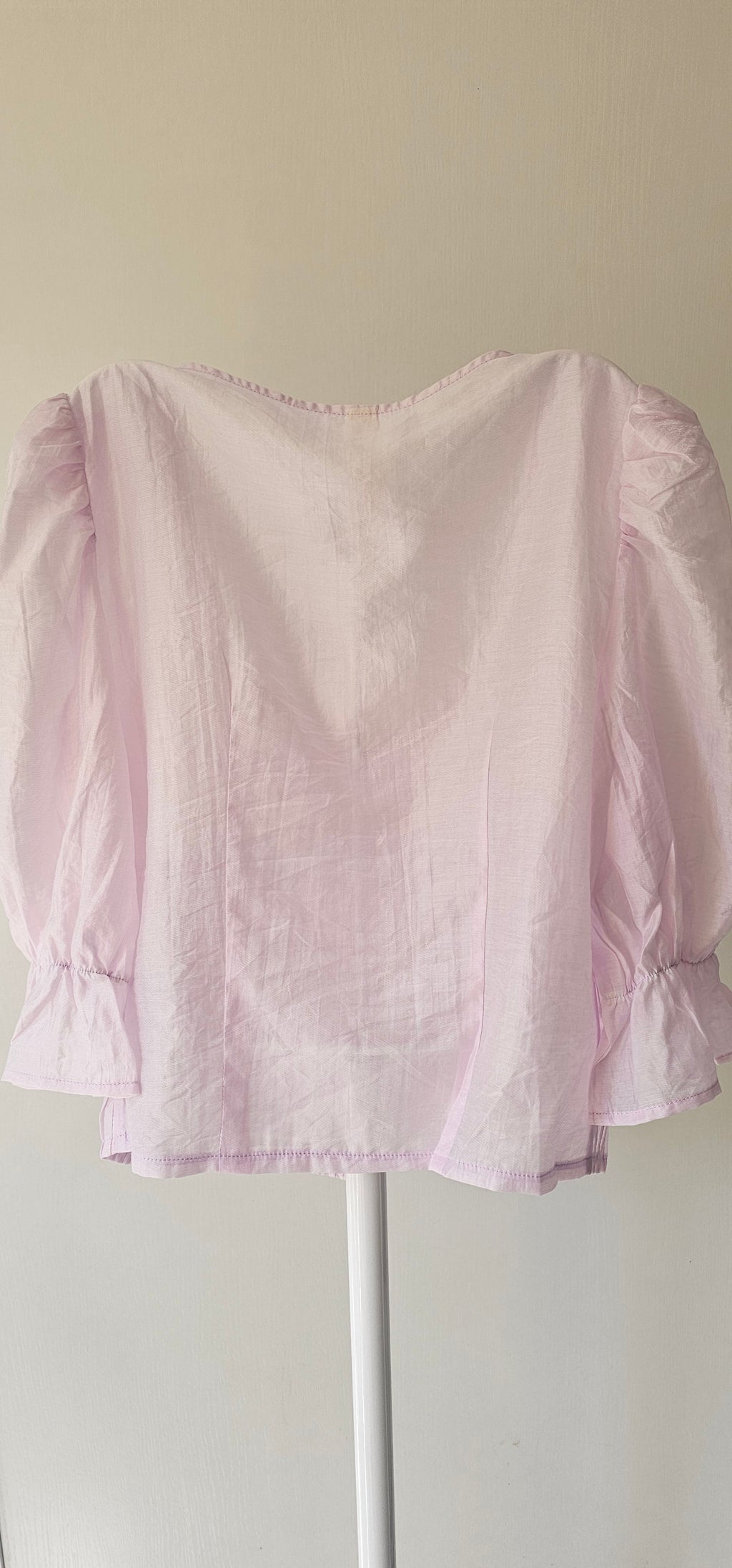 Blouse Parme & Dentelle