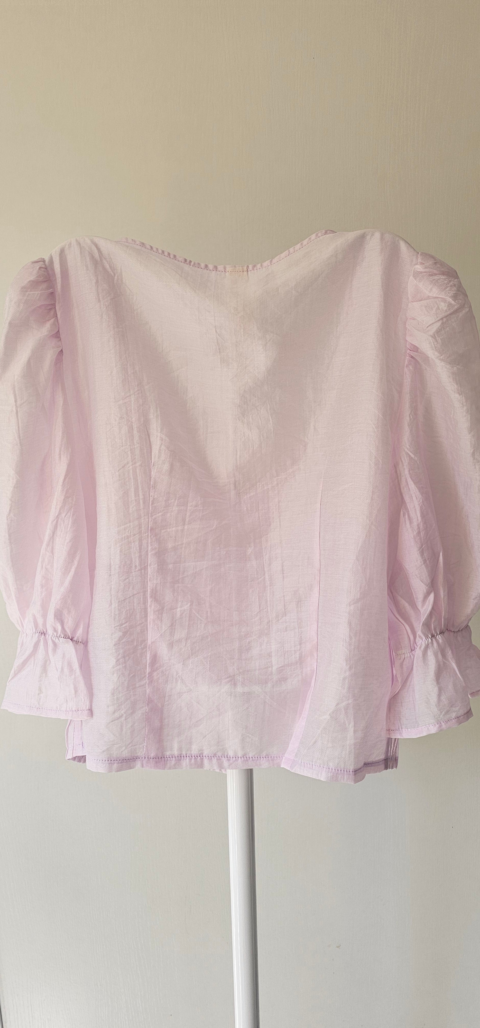 Blouse Parme & Dentelle