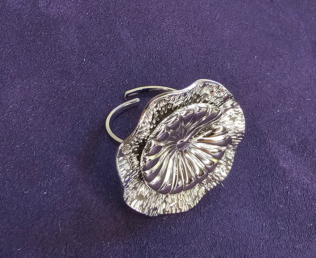 Bague Argentée – Chevalière Ajustable