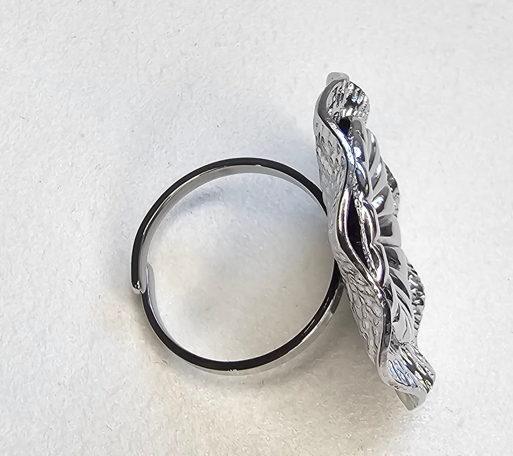 Bague Argentée – Chevalière Ajustable